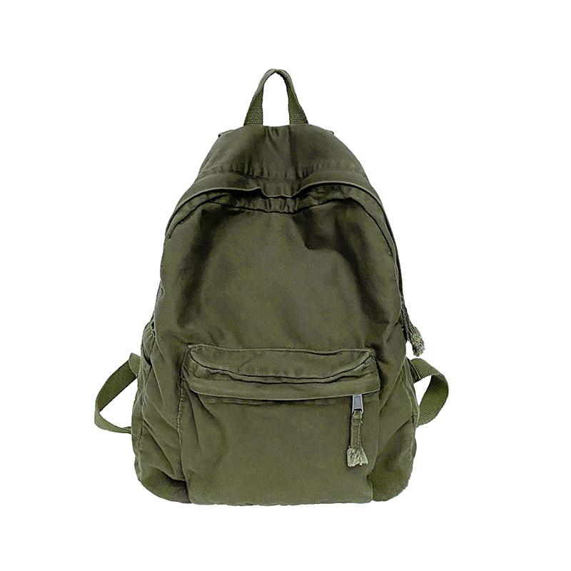 Універсальний модний рюкзак: Стильний, Великої місткості для студентів і мандрівників One Size армія зелений колір
Універсальний модний рюкзак: Стильний, Великої місткості для студентів і мандрівників One Size армія зелений колір