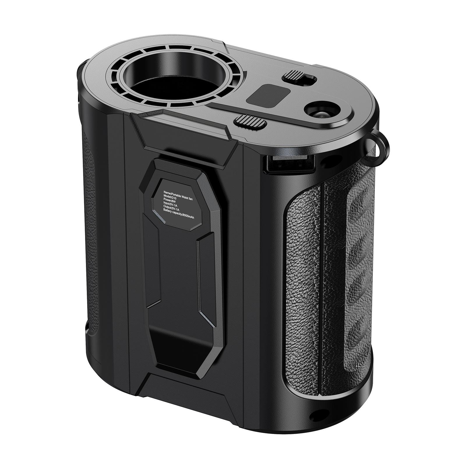 G20 Портативний Поясний Вентилятор Акумуляторний 5 Швидкостей Регульований Світлодіодний Ліхтарик Павербанк Вентилятори на Ремінь для Походів, Їзди A
G20 Портативний Поясний Вентилятор Акумуляторний 5 Швидкостей Регульований Світлодіодний Ліхтарик Павербанк Вентилятори на Ремінь для Походів, Їзди A