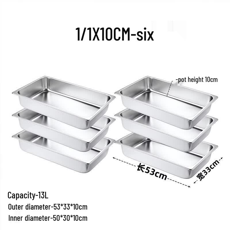 Hampton Stainless Steel Gastronorm Food Pan 1/1 x 10cm
Hampton Stainless Steel Gastronorm Food Pan 1/1 x 10cm