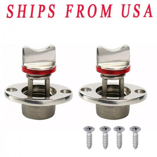 2pcs Oval Garboard Drain Plug Stainless Steel Boat Fits 1 Hole,Thread for 3/4
2pcs Oval Garboard Drain Plug Stainless Steel Boat Fits 1 Hole,Thread for 3/4