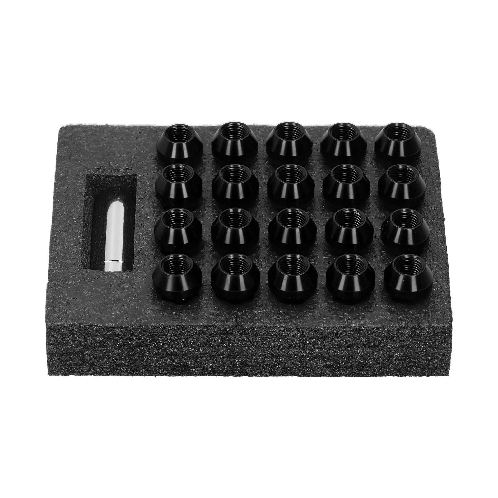 20 шт. Гайки колесные M14x1.5 резьба высота 2 дюйма алюминий 7075 T6 сквозное отверстие стопорные гайки черный чёрный
20 шт. Гайки колесные M14x1.5 резьба высота 2 дюйма алюминий 7075 T6 сквозное отверстие стопорные гайки черный чёрный