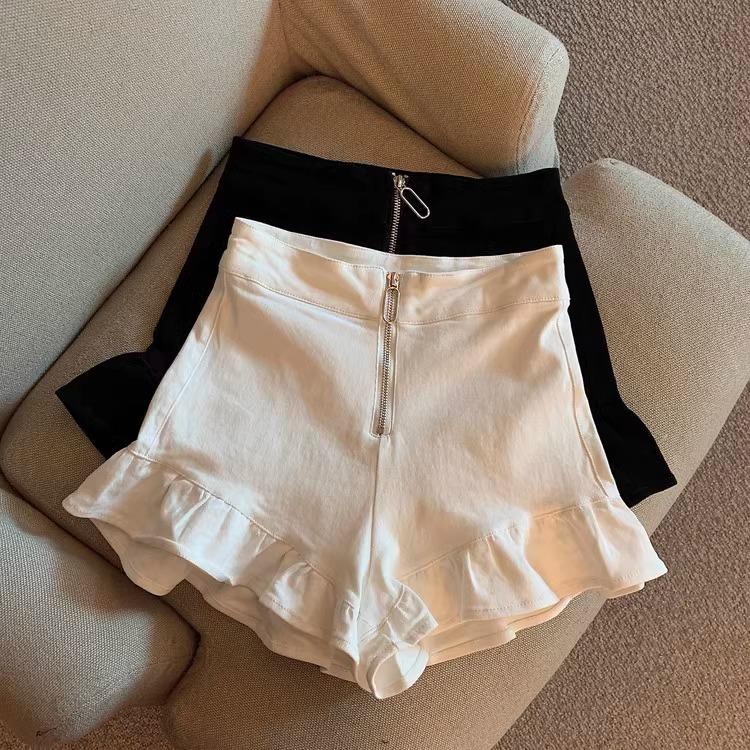 Autumn 2024 Women s Black High-Waisted Ruffle Wide-Leg Shorts - Spicy Girl Trendy Slimming Casual Pants 4XL білий
Autumn 2024 Women s Black High-Waisted Ruffle Wide-Leg Shorts - Spicy Girl Trendy Slimming Casual Pants 4XL білий
