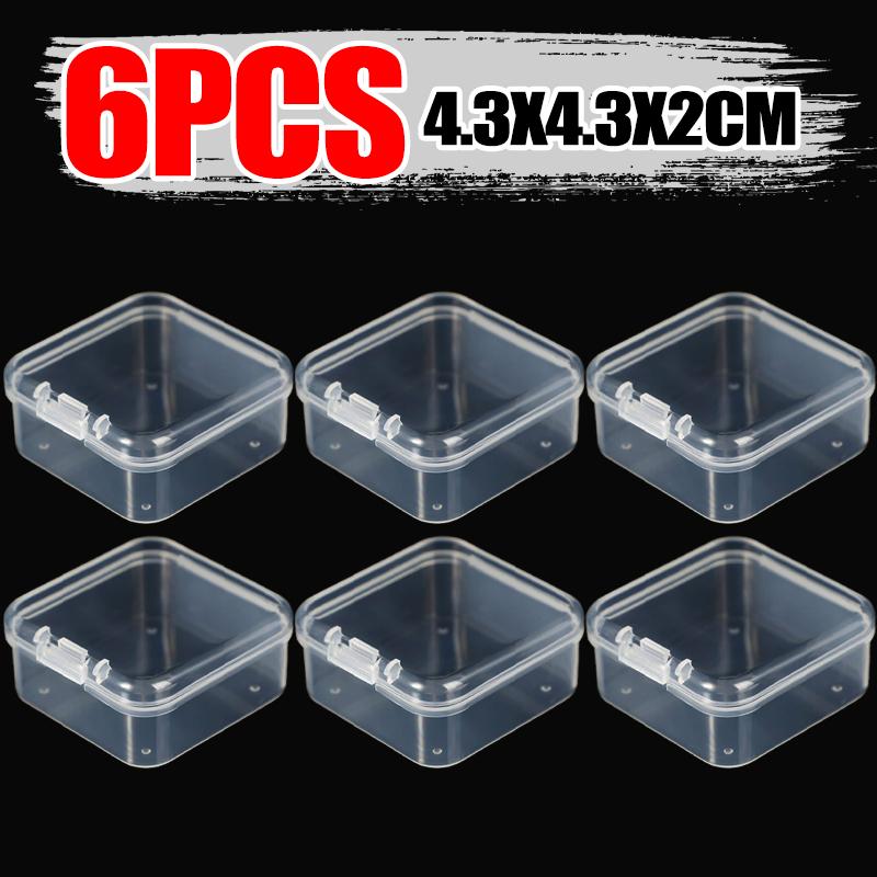 6-60Pcs Plastic Box Dustproof Jewelry Storage Case Container Beads Jewelry Gift Display Box Household Craft Supplies with Lids
6-60Pcs Plastic Box Dustproof Jewelry Storage Case Container Beads Jewelry Gift Display Box Household Craft Supplies with Lids