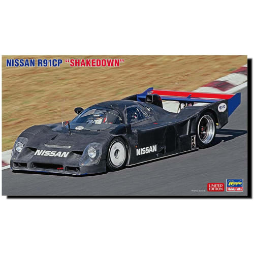 Hasegawa 1/24 Nissan R91CP Shakedown Plastic Model Kit 20658
Hasegawa 1/24 Nissan R91CP Shakedown Plastic Model Kit 20658