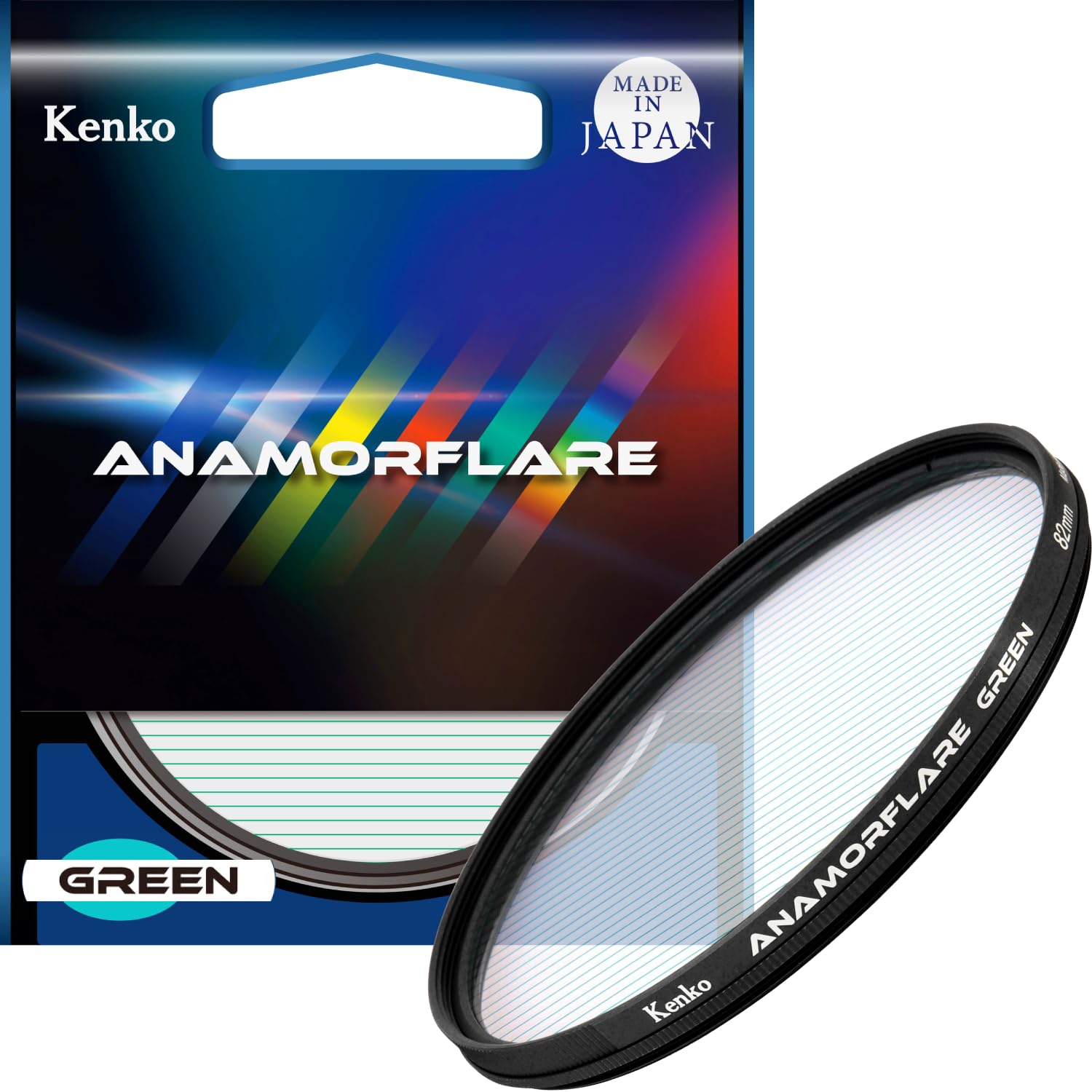 Kenko Lens Filter Anamo Flare Green 82mm Light Effect Rotating Mechanism Repellent Coat Made in Japan 549773 Water/Oil зелений
Kenko Lens Filter Anamo Flare Green 82mm Light Effect Rotating Mechanism Repellent Coat Made in Japan 549773 Water/Oil зелений