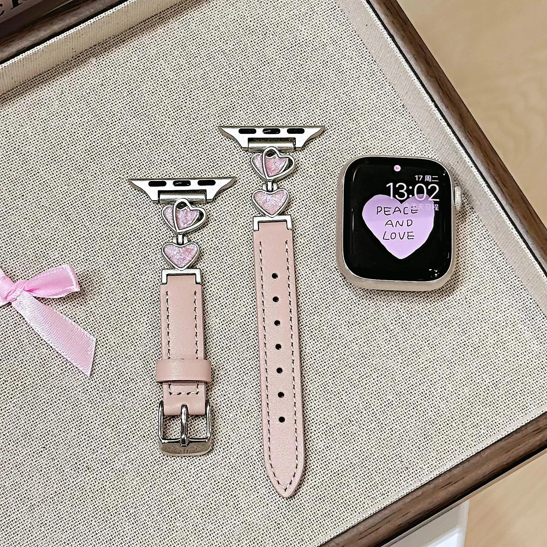 New Cloth Metal leather loop For Apple Watch band women S10/9/8/7/6/5/4/3 SE 38mm 40mm 41mm 42mm 44mm 45mm 46mm 49mm Strap 42mm44mm45mm46mm49mm рожевий
New Cloth Metal leather loop For Apple Watch band women S10/9/8/7/6/5/4/3 SE 38mm 40mm 41mm 42mm 44mm 45mm 46mm 49mm Strap 42mm44mm45mm46mm49mm рожевий