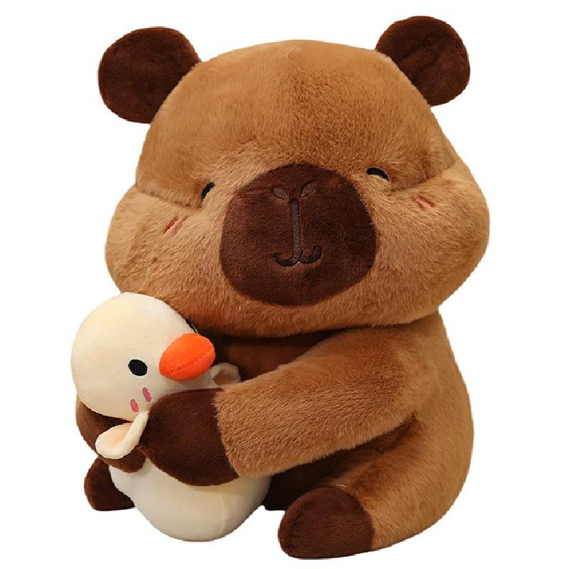 Cute Capybara Plush Toy Kawaii Hug Yellow Duck Stuffed Cartoon Animal Plushie Soft Capibara Doll Birthday Gift Room Decor 22cm коричневый
Cute Capybara Plush Toy Kawaii Hug Yellow Duck Stuffed Cartoon Animal Plushie Soft Capibara Doll Birthday Gift Room Decor 22cm коричневый