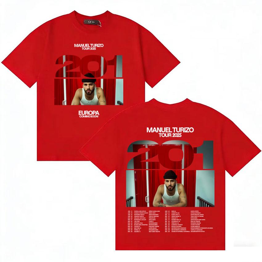 Unisexuel Turizo 201 Classic Print T Shirt Unisexs Womens ONeck Harajuku Hot Sale Short Sleeve Tee Shirts Cotton Cozy Loose Clothing S
Unisexuel Turizo 201 Classic Print T Shirt Unisexs Womens ONeck Harajuku Hot Sale Short Sleeve Tee Shirts Cotton Cozy Loose Clothing S