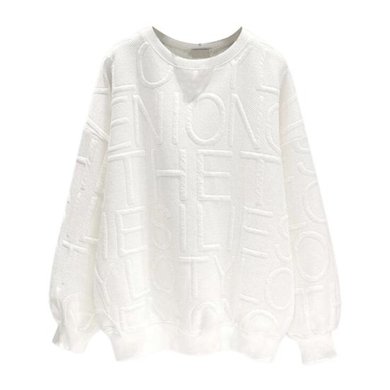 Women Winter Sweatshirt Crew Neck Solid Color Letter Elastic Cuff Loose Cold-proof Pullover Soft Vintage Spring Sweatshirt Female Clothes XL білий
Women Winter Sweatshirt Crew Neck Solid Color Letter Elastic Cuff Loose Cold-proof Pullover Soft Vintage Spring Sweatshirt Female Clothes XL білий