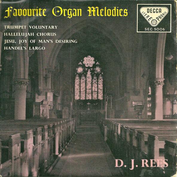 7inch Record D. J. REES - Favourite Organ Melodies SEC5006 Decca 1958 UK Classical Used
7inch Record D. J. REES - Favourite Organ Melodies SEC5006 Decca 1958 UK Classical Used