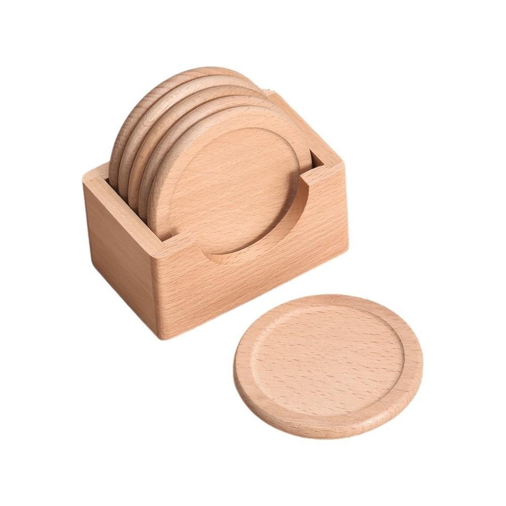 6pcs/set Non-slip Wood Coaster Round Insulated Placemat Household Teacup Mat Dish Beech
6pcs/set Non-slip Wood Coaster Round Insulated Placemat Household Teacup Mat Dish Beech