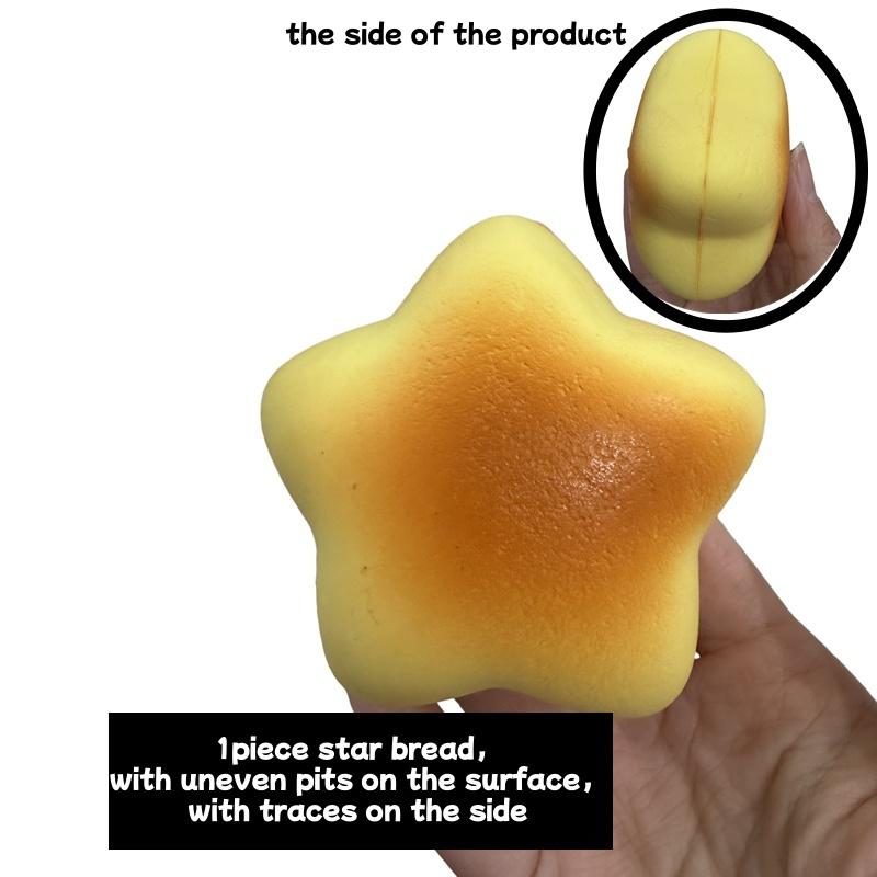 Squishy Simulated Star Bread Squeeze Toy Slow Rebound Stress Relief Squeeze Toys Sensory Fidget Toy for Decompression Adults
Squishy Simulated Star Bread Squeeze Toy Slow Rebound Stress Relief Squeeze Toys Sensory Fidget Toy for Decompression Adults