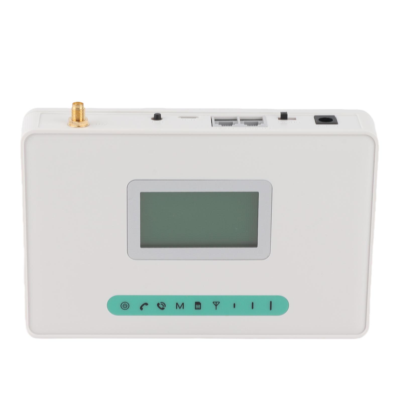 GSM Фиксированный беспроводной терминал 5В 1А Четырехдиапазонный Сильная способность приема Беспроводной терминал Определитель номера с экраном с подсветкой
GSM Фиксированный беспроводной терминал 5В 1А Четырехдиапазонный Сильная способность приема Беспроводной терминал Определитель номера с экраном с подсветкой