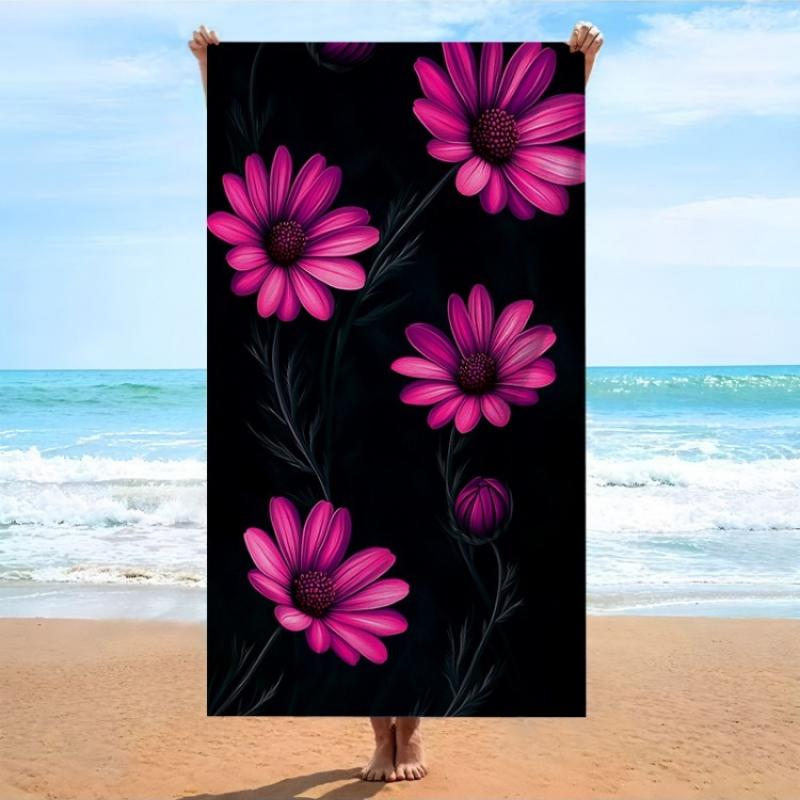 1pc Floral Beach Towel Pink Daisy Pattern Bath Towels Soft Microfiber Fabric Unisex Oversized Towel for Swimming Travel Camping W30*H60(CM)
1pc Floral Beach Towel Pink Daisy Pattern Bath Towels Soft Microfiber Fabric Unisex Oversized Towel for Swimming Travel Camping W30*H60(CM)