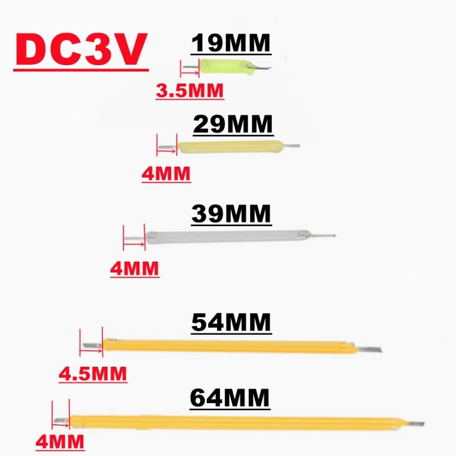 10PCS 68/54MM COB LED Filament Edison Bulb Lamp Parts Incandescent Light Diodes Accessories Multicolour Holiday Lighting DC3V 39mm DC3V 10pcs
10PCS 68/54MM COB LED Filament Edison Bulb Lamp Parts Incandescent Light Diodes Accessories Multicolour Holiday Lighting DC3V 39mm DC3V 10pcs