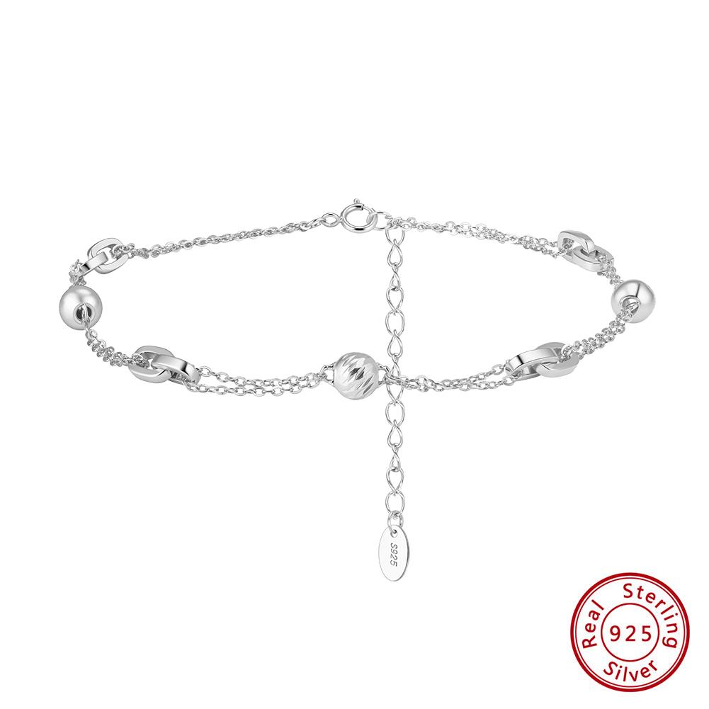 Effie Queen Real 925 Sterling Silver Fashion 5MM Beaded Anklet Chain Women Anniversary Retro Unique Dainty Foot Jewelry SA106
Effie Queen Real 925 Sterling Silver Fashion 5MM Beaded Anklet Chain Women Anniversary Retro Unique Dainty Foot Jewelry SA106