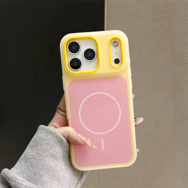 Magnetic Two-Color Jelly Case for iPhone 17 Pro, 16 Pro, and 15 Pro 15 Plus (6.7 inch) жёлтый
Magnetic Two-Color Jelly Case for iPhone 17 Pro, 16 Pro, and 15 Pro 15 Plus (6.7 inch) жёлтый