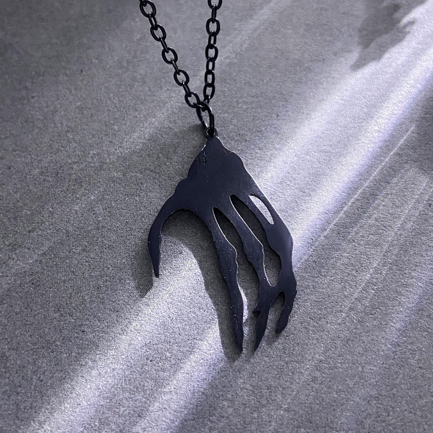 Personality Punk Stainless Steel Black White Skull Hand Pendants Heart Couple Necklace for Women Gothic Jewelry Accessory Gifts чорний
Personality Punk Stainless Steel Black White Skull Hand Pendants Heart Couple Necklace for Women Gothic Jewelry Accessory Gifts чорний