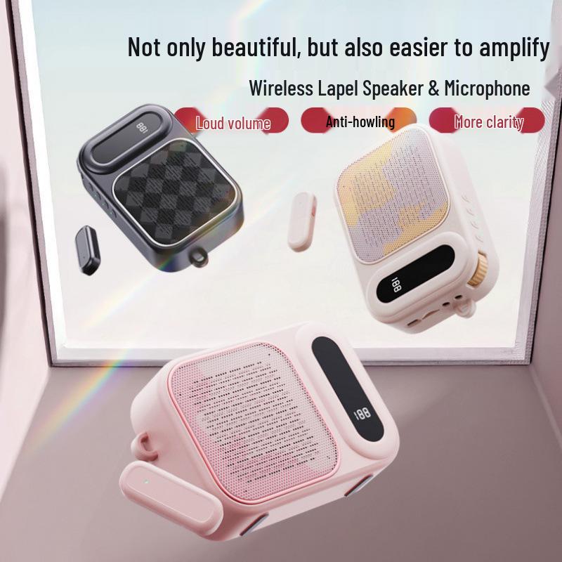 Little Bee Wireless Lavalier Microphone for Teachers and Tour Guides with High Volume Speaker Wireless Clip-on Amplifier
Little Bee Wireless Lavalier Microphone for Teachers and Tour Guides with High Volume Speaker Wireless Clip-on Amplifier