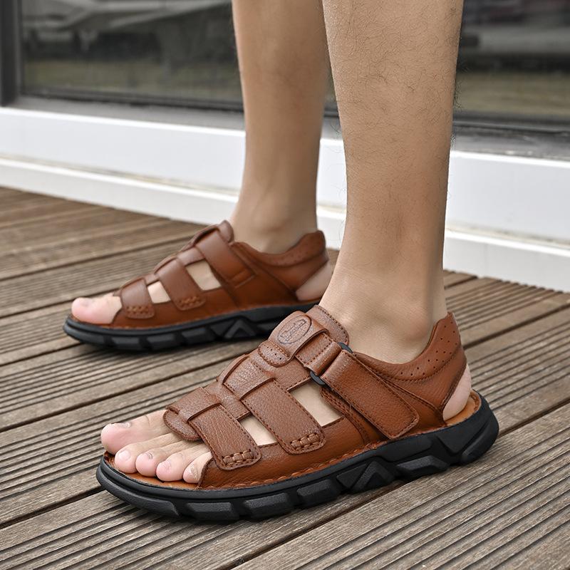 Men s leather casual sandals summer 2025 new outdoor large size soft sole comfortable driving versatile beach shoes 48 хакі
Men s leather casual sandals summer 2025 new outdoor large size soft sole comfortable driving versatile beach shoes 48 хакі
