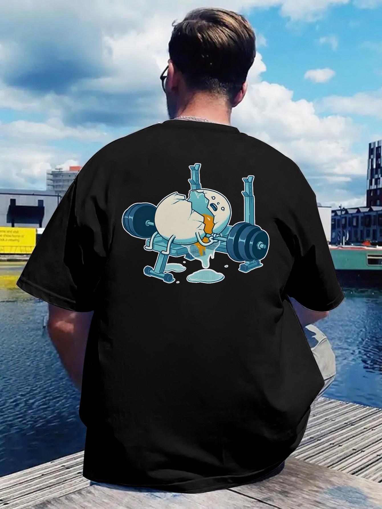 Motivational Gym Graphic T-shirt - Heavy Duty Egg Lifting Weights Back Design - Funny Workout Tee - Lightweight Breathable Polyester Shirt for Gym S
Motivational Gym Graphic T-shirt - Heavy Duty Egg Lifting Weights Back Design - Funny Workout Tee - Lightweight Breathable Polyester Shirt for Gym S