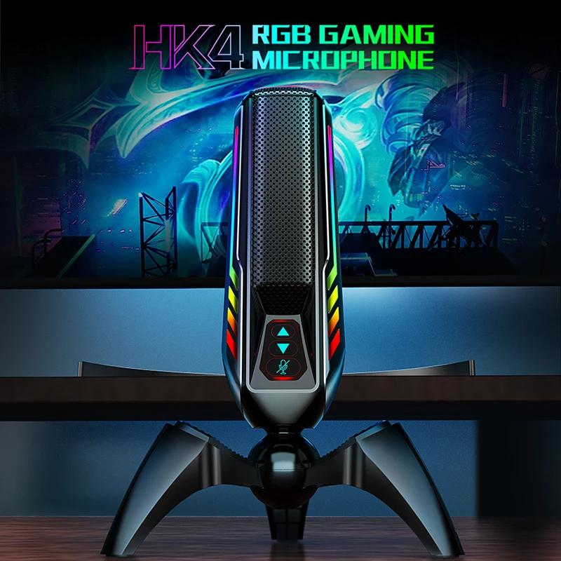 Профессиональный RGB-микрофон для потоковой передачи данных, конденсаторный настольный USB-микрофон с шумоподавлением для подкастов, компьютерный студийный микрофон чёрный
Профессиональный RGB-микрофон для потоковой передачи данных, конденсаторный настольный USB-микрофон с шумоподавлением для подкастов, компьютерный студийный микрофон чёрный