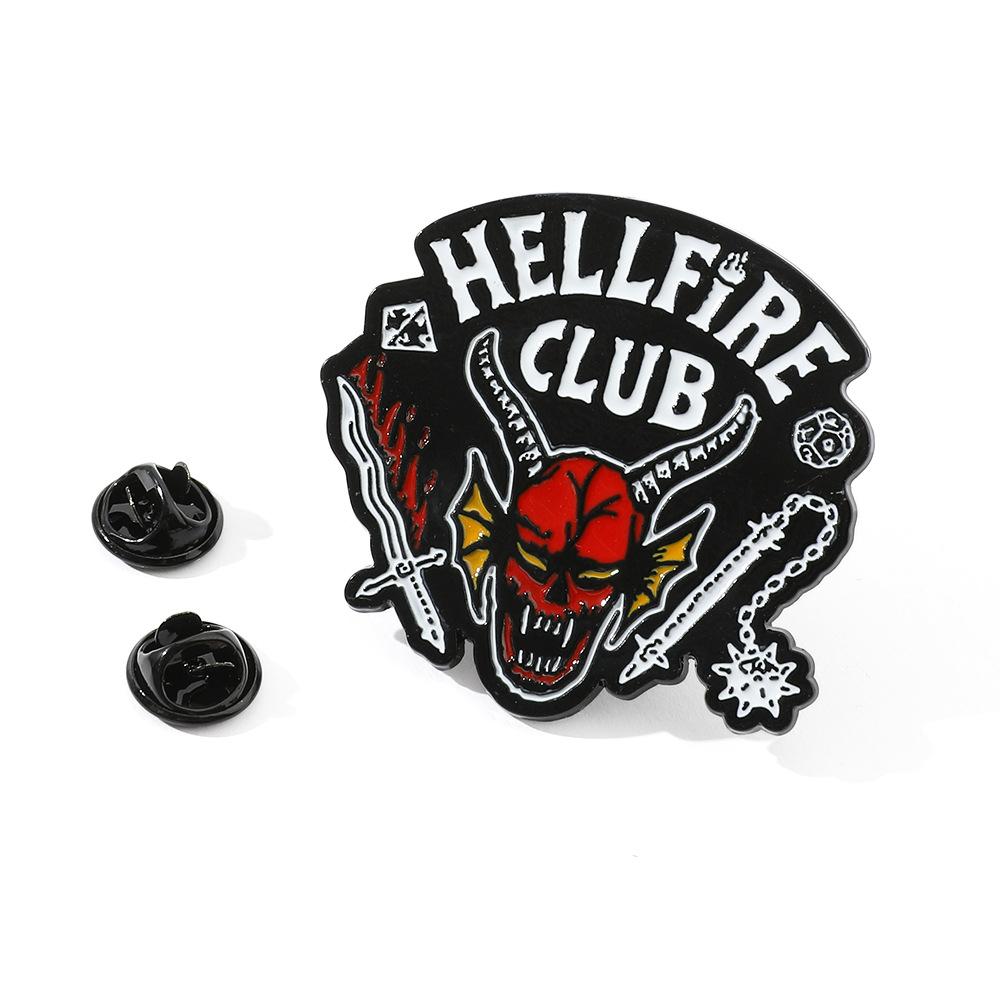 Stranger Things Brooch StrangerThings Season4 Hellfire Club Badge
Stranger Things Brooch StrangerThings Season4 Hellfire Club Badge