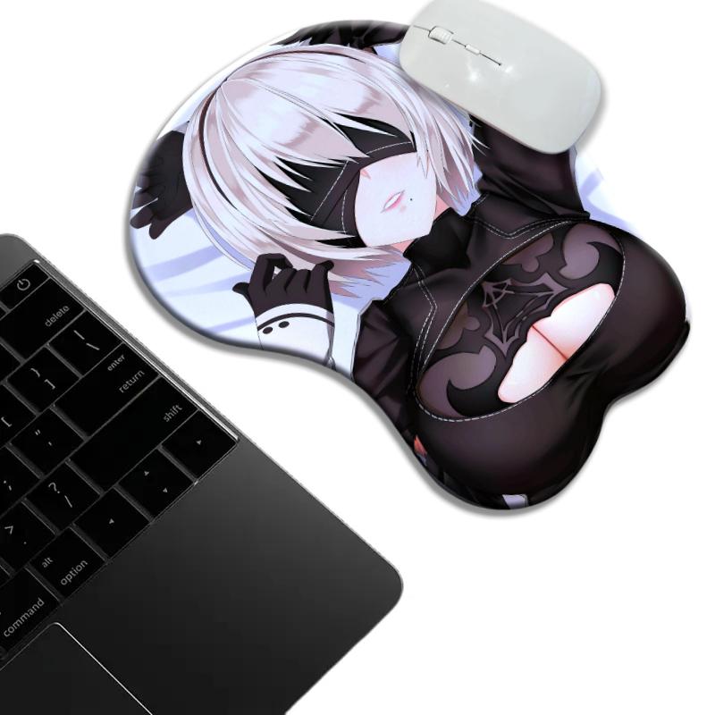Game White Hair and Blue Eyes Girl Nier 2B Mouse Wrist Pad Ergonomic 3D Soft Silicone Anti-tenosynovitis Wrist Mouse Pad 26x21x2.8 cm
Game White Hair and Blue Eyes Girl Nier 2B Mouse Wrist Pad Ergonomic 3D Soft Silicone Anti-tenosynovitis Wrist Mouse Pad 26x21x2.8 cm