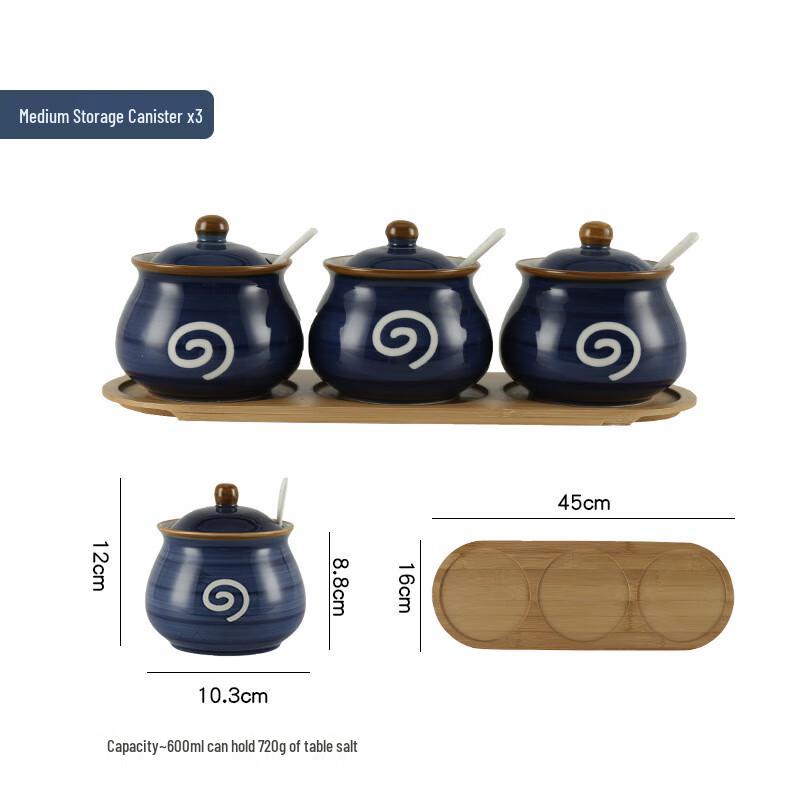 Qianxing Ceramic Spice Jar Set
Qianxing Ceramic Spice Jar Set