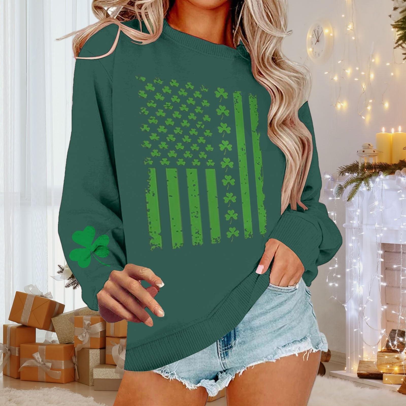 Женская повседневная модная блузка с длинным рукавом и круглым вырезом с принтом L армия зеленый
Женская повседневная модная блузка с длинным рукавом и круглым вырезом с принтом L армия зеленый