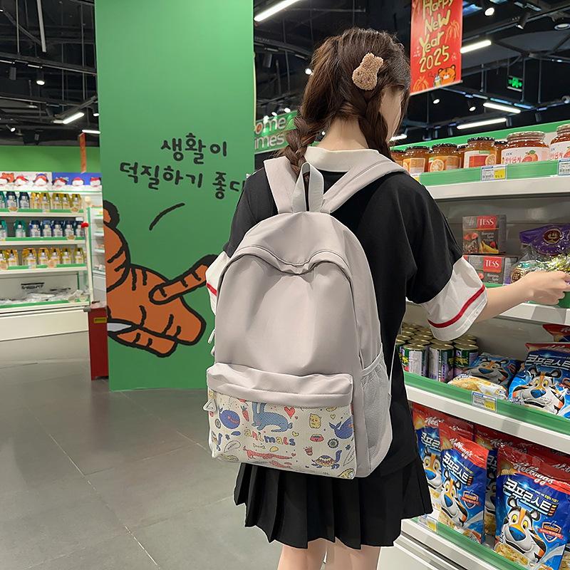 Small fresh student schoolbag women s new college style fashion printed backpack junior high school student nylon backpack сірий колір
Small fresh student schoolbag women s new college style fashion printed backpack junior high school student nylon backpack сірий колір
