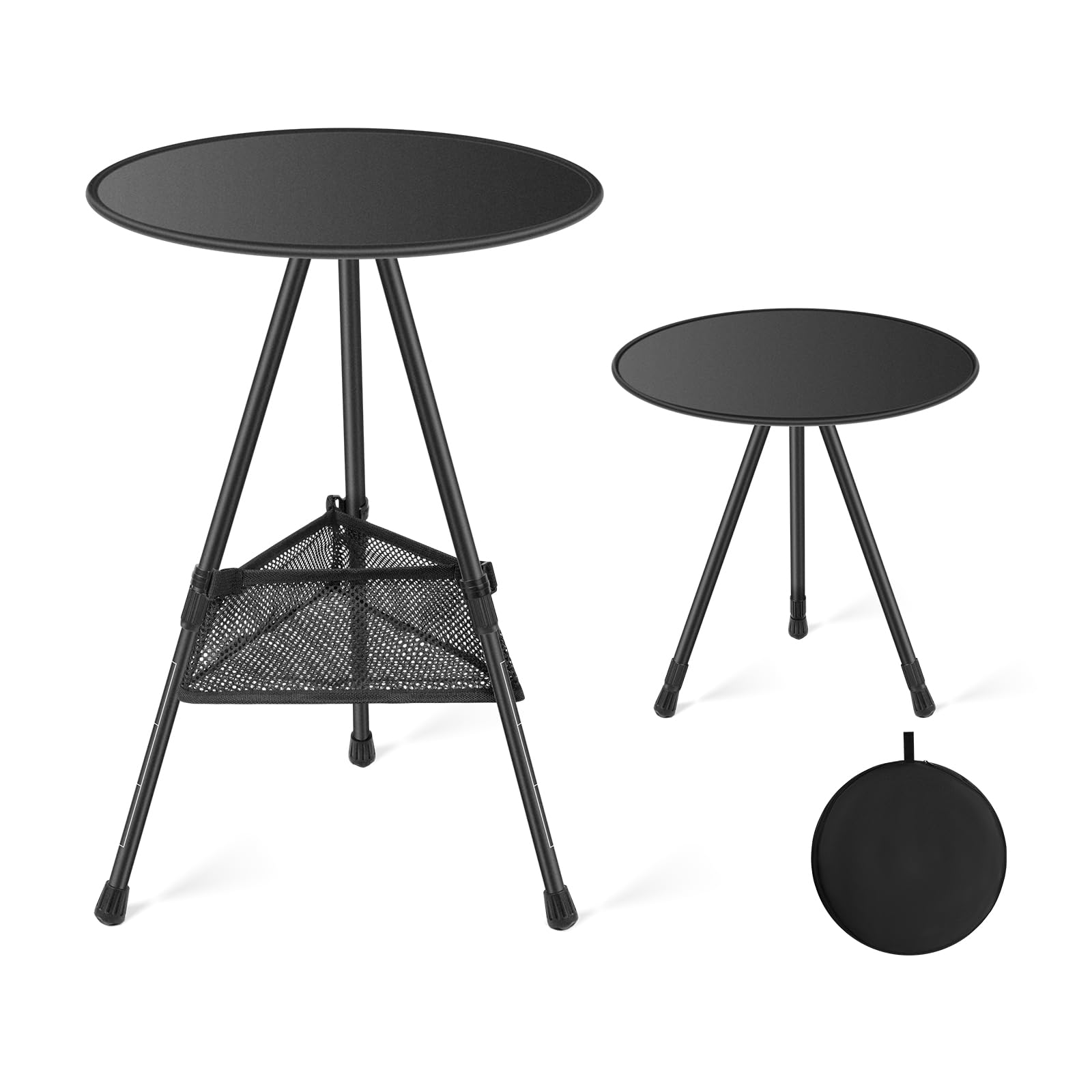 Tentock Camping Side Table Foldable Tripod Table Round Table Triangular Support Lightweight Detachable Disc Board Adjustable Height Adjustable чорний
Tentock Camping Side Table Foldable Tripod Table Round Table Triangular Support Lightweight Detachable Disc Board Adjustable Height Adjustable чорний