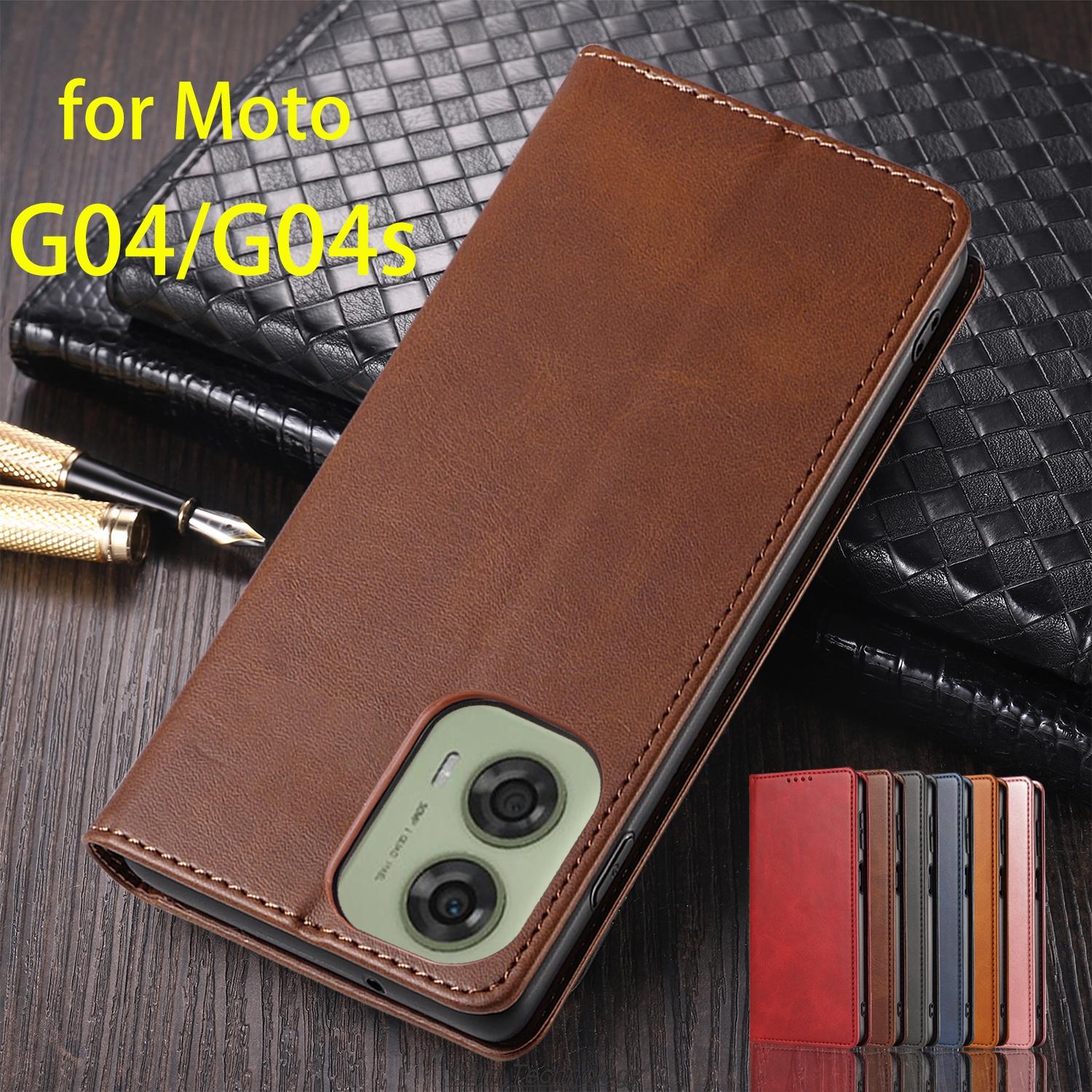 Magnetic attraction Leather Case for Motorola Moto G04s 4G / Moto G04 4G Holster Flip Cover Case Wallet Phone Bags Fundas Coque for Moto G04 4G&Just Case
Magnetic attraction Leather Case for Motorola Moto G04s 4G / Moto G04 4G Holster Flip Cover Case Wallet Phone Bags Fundas Coque for Moto G04 4G&Just Case