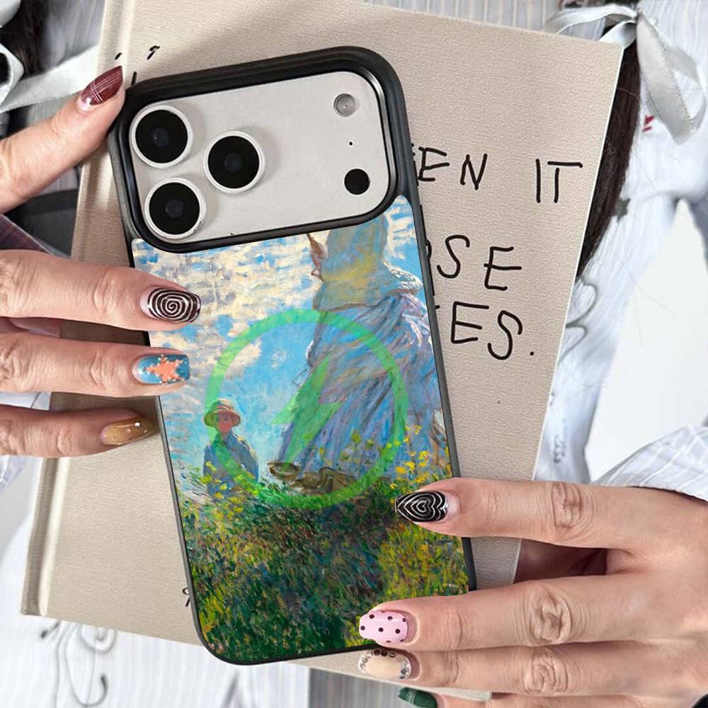 Claude Monet Impressionism Painter For Magsafe Wireless Charge Case For iPhone 17 16 15 14 13 12 11 15 Pro Max Magnetic Cover iphone 15 plus
Claude Monet Impressionism Painter For Magsafe Wireless Charge Case For iPhone 17 16 15 14 13 12 11 15 Pro Max Magnetic Cover iphone 15 plus