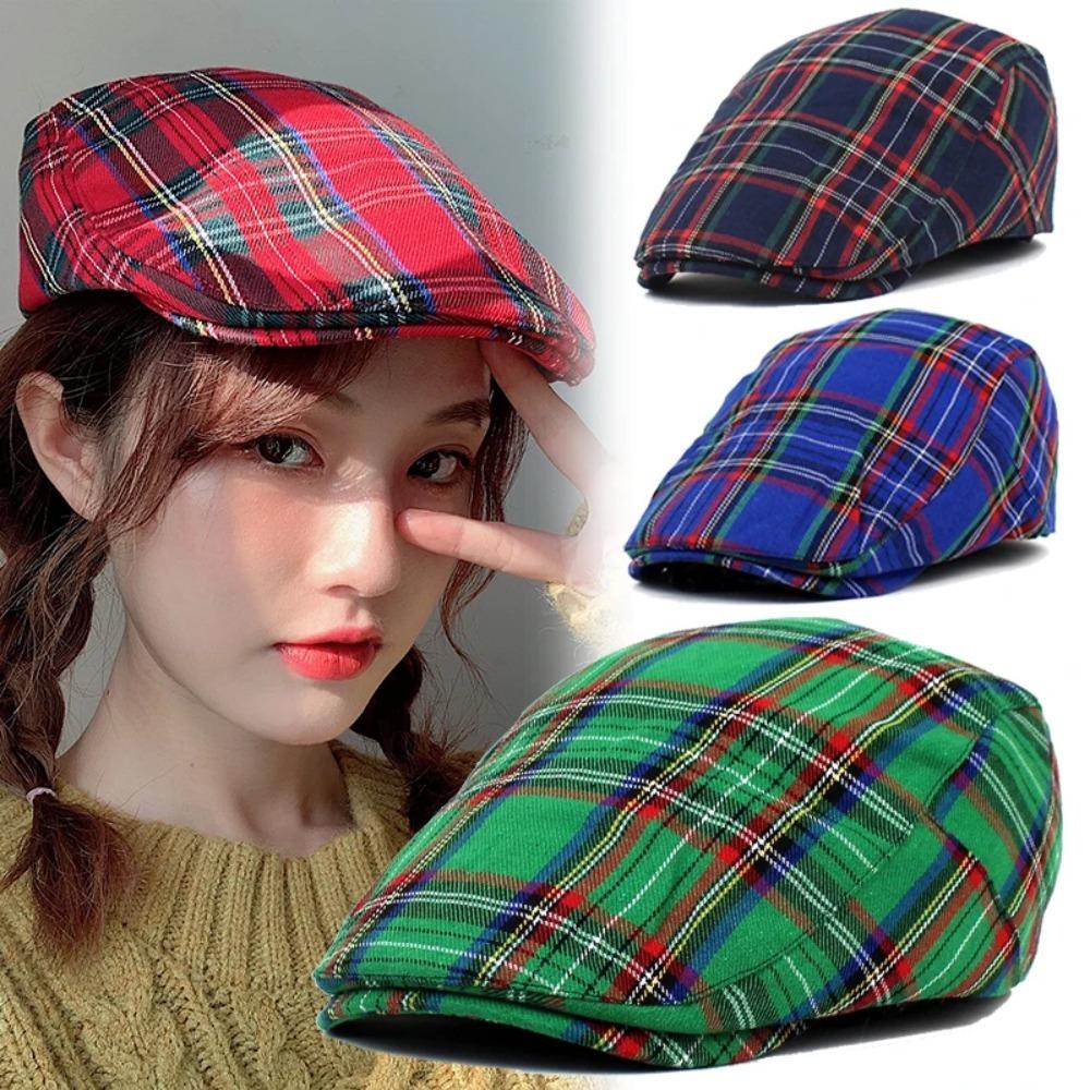 Short Brim Plaid Beret Cap Retro Women Artist Hat Simple British Forward Hat Ladies жовтий
Short Brim Plaid Beret Cap Retro Women Artist Hat Simple British Forward Hat Ladies жовтий