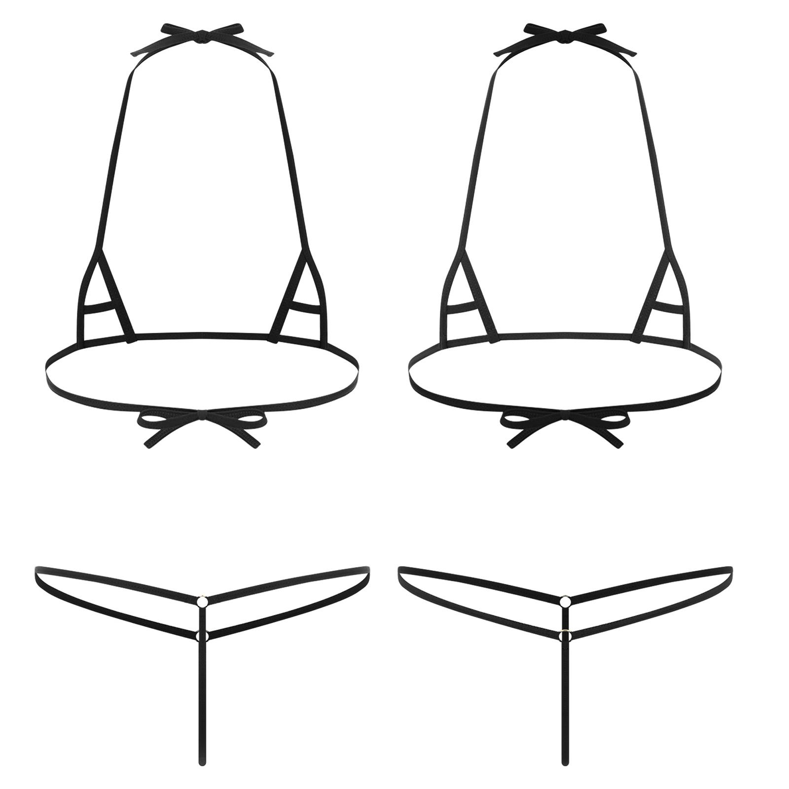 Жіночий мікробікіні набір з вирізом на чашці, топ-холтер на зав язках та стрінги Т-бек для плавання, пляжу
Жіночий мікробікіні набір з вирізом на чашці, топ-холтер на зав язках та стрінги Т-бек для плавання, пляжу