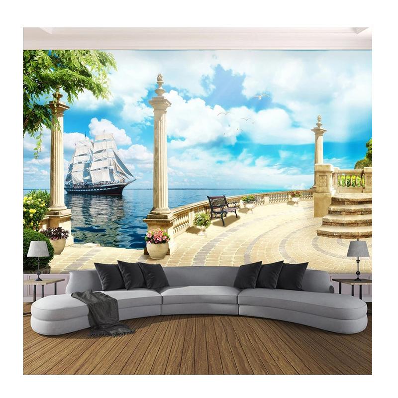 Обои Римская колонна Балкон Парусник Морской пейзаж 3D Фрески Гостиная Спальня Столовая Декор Настенные фрески 200 cm(W) x 140 cm(H)
Обои Римская колонна Балкон Парусник Морской пейзаж 3D Фрески Гостиная Спальня Столовая Декор Настенные фрески 200 cm(W) x 140 cm(H)