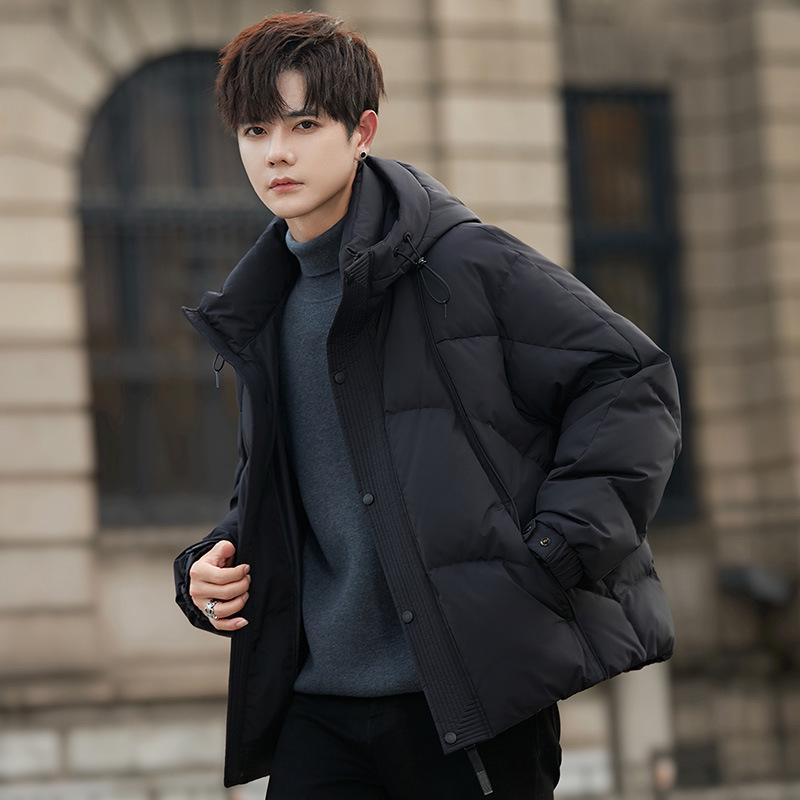 Men s High-End Hooded Down Jacket - 2025 Winter Collection Short Puffer, 90% White Duck Down, Thick & Youthful Style XXL чорний
Men s High-End Hooded Down Jacket - 2025 Winter Collection Short Puffer, 90% White Duck Down, Thick & Youthful Style XXL чорний