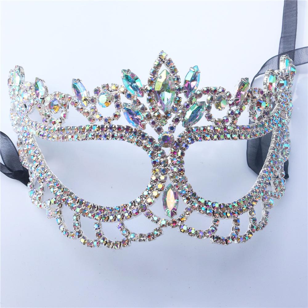 New Halloween Dance Half-Face Mask Performance Blindfold, Party Party Ab Color Mask Rhinestone Face Accessories
New Halloween Dance Half-Face Mask Performance Blindfold, Party Party Ab Color Mask Rhinestone Face Accessories