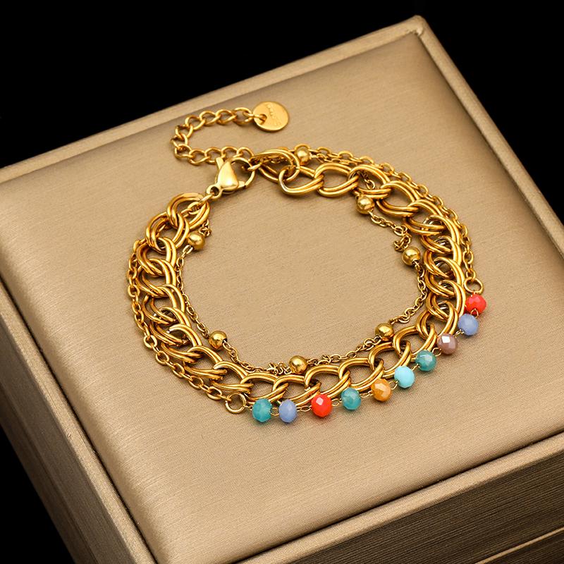 EILIECK 316L Stainless Steel Colorful Flower Heart Cubic Zirconia Bracelet Bangle for Women Fashion Wrist Chain Delicate Jewelry
EILIECK 316L Stainless Steel Colorful Flower Heart Cubic Zirconia Bracelet Bangle for Women Fashion Wrist Chain Delicate Jewelry