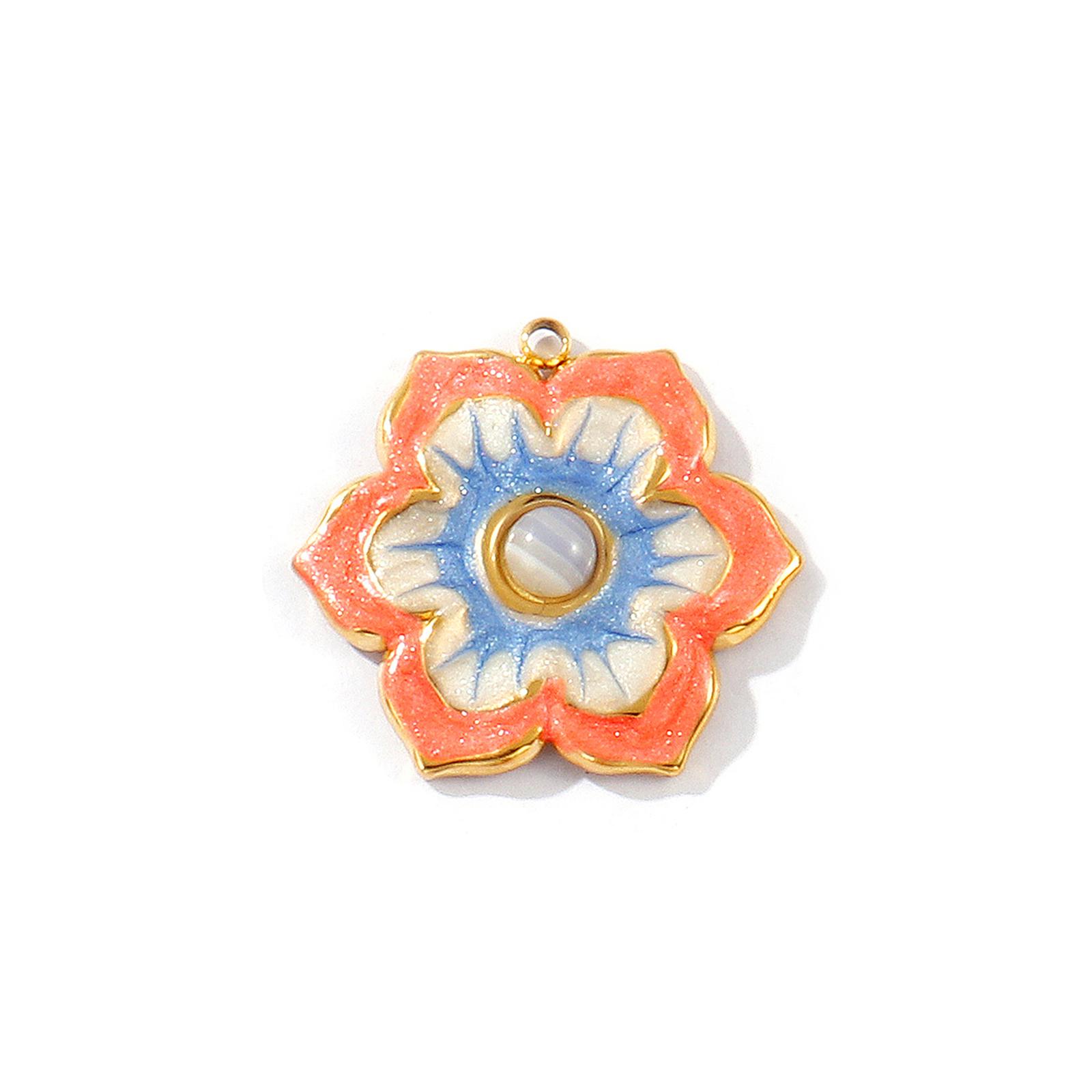 2 PCs Waterproof 304 Stainless Steel & Rhinestone Flora Charms 18K Gold Plated Enamel Flower Pendants For DIY Necklace Making
2 PCs Waterproof 304 Stainless Steel & Rhinestone Flora Charms 18K Gold Plated Enamel Flower Pendants For DIY Necklace Making