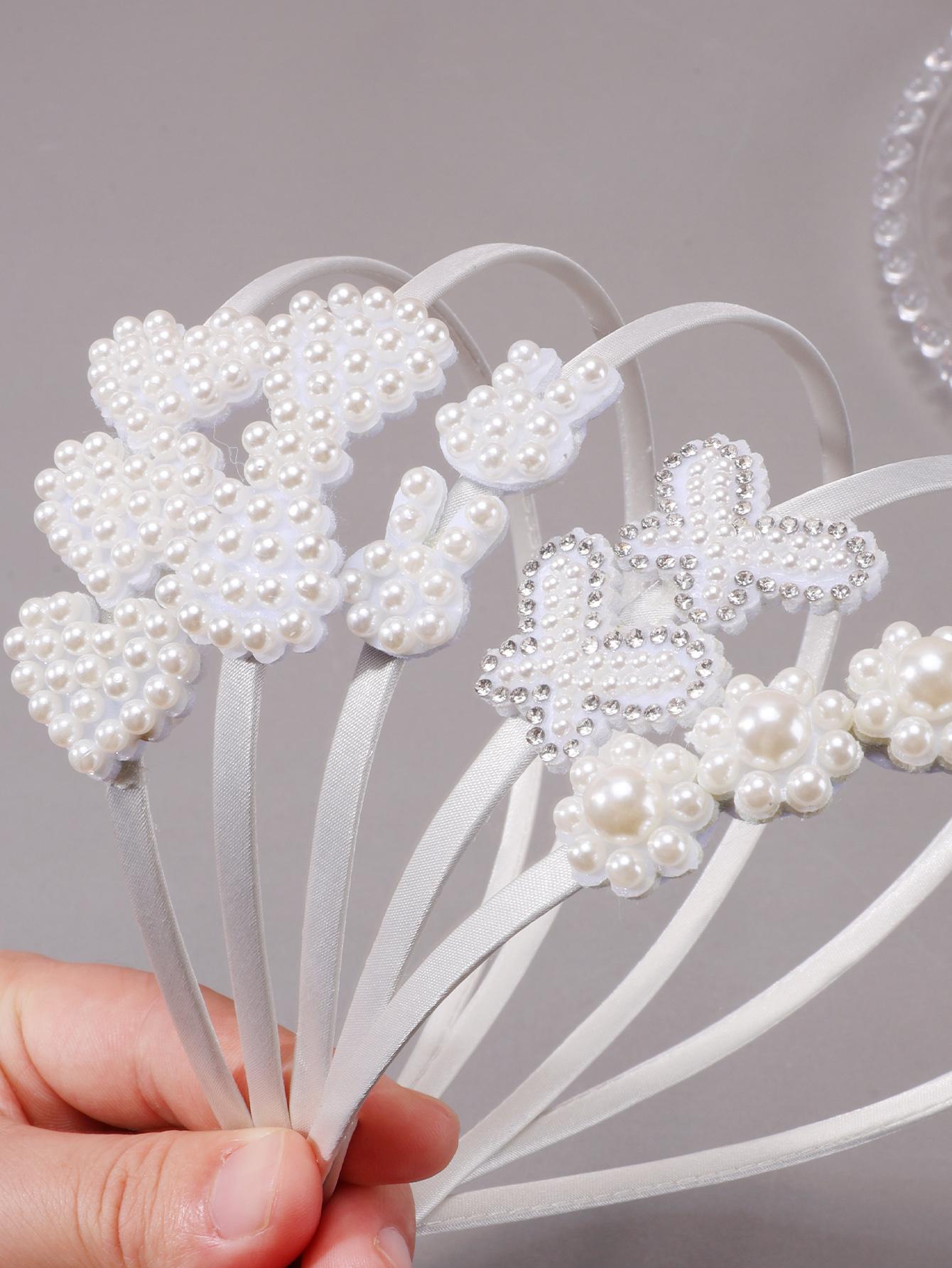 5pc Pearl Embellished Girls Headbands Hair Bands for Girls Kids Headwear Hair Accessories Set Ideal Gift for Girls
5pc Pearl Embellished Girls Headbands Hair Bands for Girls Kids Headwear Hair Accessories Set Ideal Gift for Girls