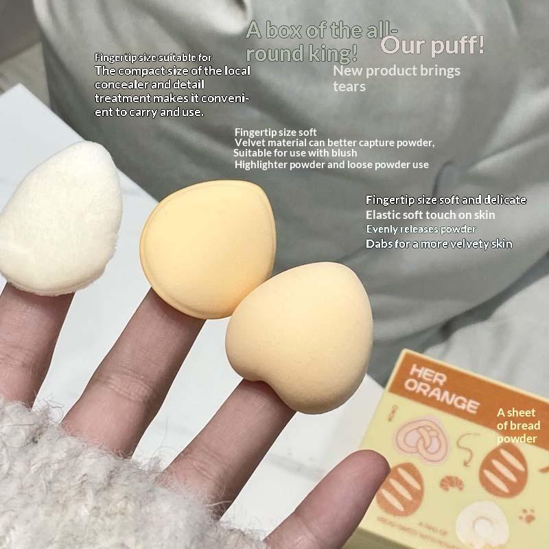5Pcs/Box Ultra-Soft Thumb Makeup Sponge Set Plush Non-Absorbent For Dry & Wet Application Cute Portable Design Ideal Gift
5Pcs/Box Ultra-Soft Thumb Makeup Sponge Set Plush Non-Absorbent For Dry & Wet Application Cute Portable Design Ideal Gift
