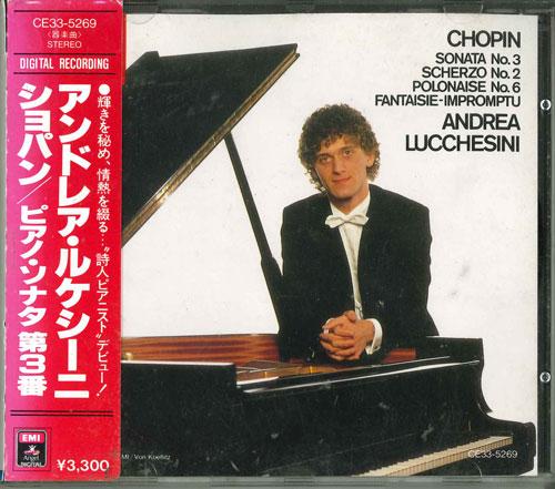 CD ЛУЧЕЗІНІ (АНДРЕА), ШОПЕН - Шопен Фортепіанна соната №. 3 Японія ОбіКласичний Вживаний
CD ЛУЧЕЗІНІ (АНДРЕА), ШОПЕН - Шопен Фортепіанна соната №. 3 Японія ОбіКласичний Вживаний
