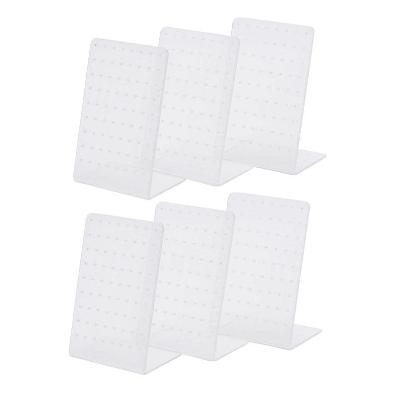 AEE4-6PCS Acrylic Jewelry Stand For Earrings Ear Studs Show Plastic Jewelry Display Rack Organizer Holder For Necklaces прозрачный
AEE4-6PCS Acrylic Jewelry Stand For Earrings Ear Studs Show Plastic Jewelry Display Rack Organizer Holder For Necklaces прозрачный