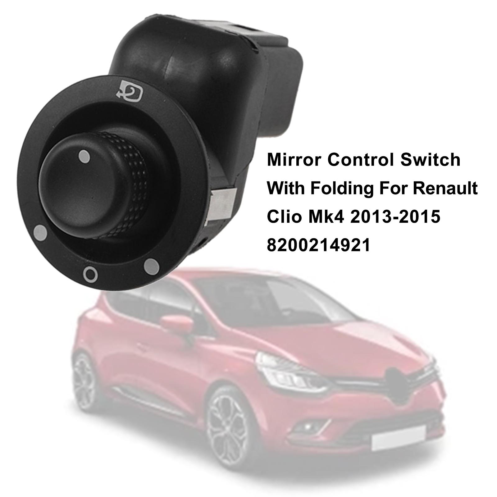 Переключатель управления зеркалами со складыванием для Renault Clio Mk4 2013-2015 8200214921
Переключатель управления зеркалами со складыванием для Renault Clio Mk4 2013-2015 8200214921