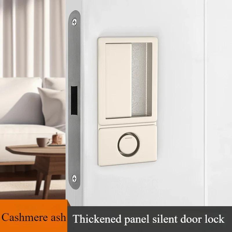 Minimalist Flat Lock Hidden Embedded Single Tongue Magnetic Door Lock Indoor Bedroom Room Hidden Key Black Door Handle
Minimalist Flat Lock Hidden Embedded Single Tongue Magnetic Door Lock Indoor Bedroom Room Hidden Key Black Door Handle