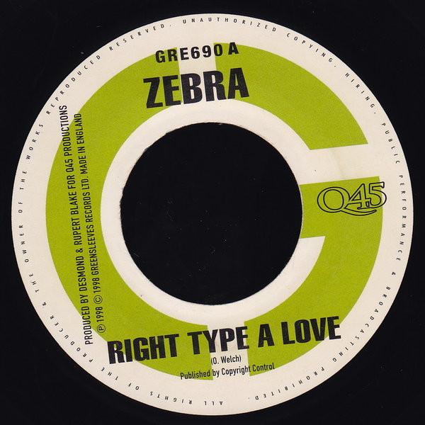 7-дюймовая пластинка ZEBRA / DELLY RANKS - Right Type A Love / Bun Him Up GRE690 Greensleeves Re 1998 UK Регги, Ска и Даб Б/У
7-дюймовая пластинка ZEBRA / DELLY RANKS - Right Type A Love / Bun Him Up GRE690 Greensleeves Re 1998 UK Регги, Ска и Даб Б/У