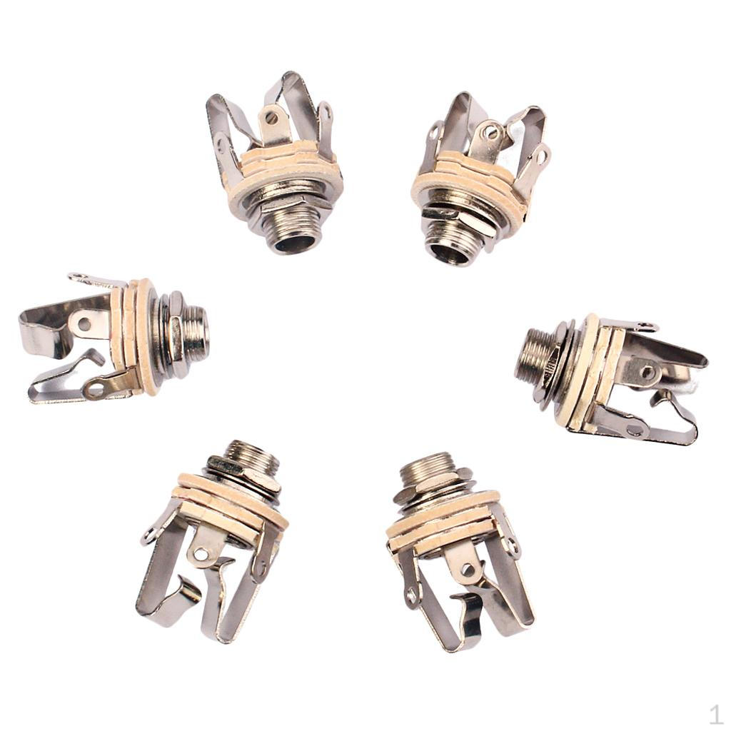 6x Input Stereo Output 6.35mm 1/4 Socket for Electric Guitar Kits
6x Input Stereo Output 6.35mm 1/4 Socket for Electric Guitar Kits
