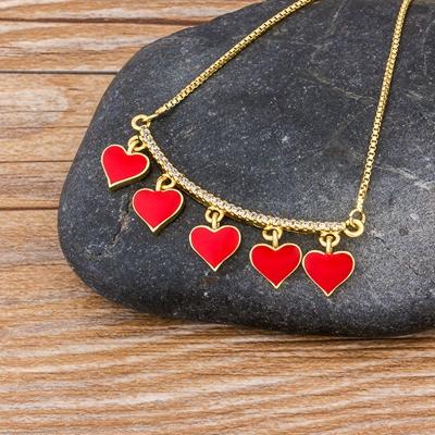 Nidin Classic Black/Red Color Copper Zircon Heart Shape Pendant Necklace for Women Party Wedding Jewelry Support Dropshipping красный
Nidin Classic Black/Red Color Copper Zircon Heart Shape Pendant Necklace for Women Party Wedding Jewelry Support Dropshipping красный
